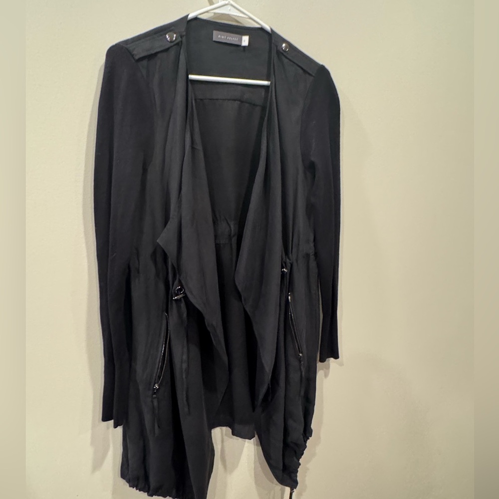 Mint Velvet Gray/Black Cardigan